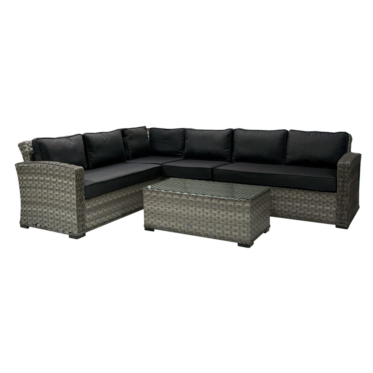 Garden Table East Inverness | size: Length: 105cm, Width: 51cm, Height: 39cm | color: Gray | image: 2 | variant: 1005171