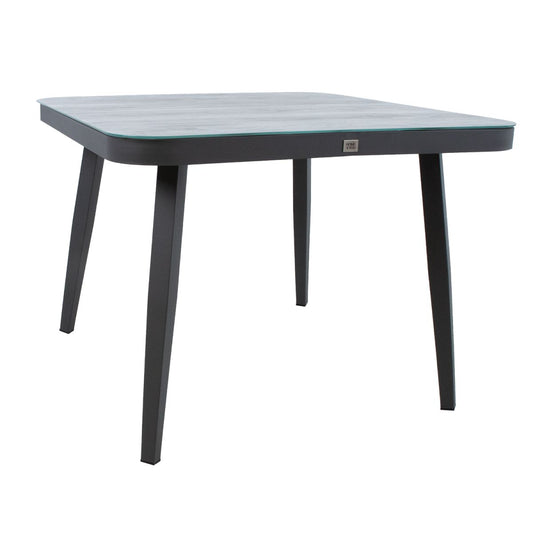 Garden Table East Newbury | size: Length: 100cm, Width: 100cm, Height: 74cm | color: Gray | image: 1 | variant: 1005166