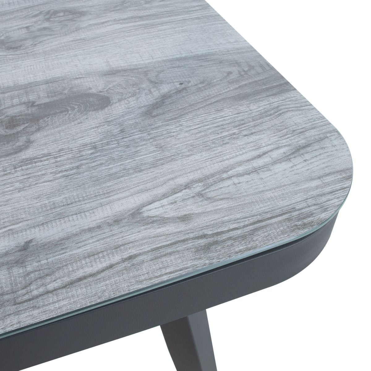Garden Table East Newbury | size: Length: 100cm, Width: 100cm, Height: 74cm | color: Gray | image: 3 | variant: 1005166