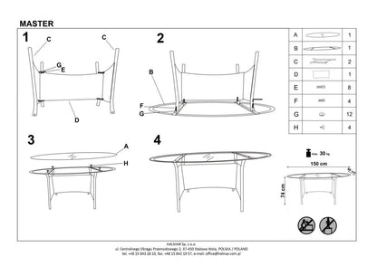 Garden Table East Randers | size: Length: 150cm, Width: 90cm, Height: 74cm | color: Brown | image: 3 | variant: 1006592