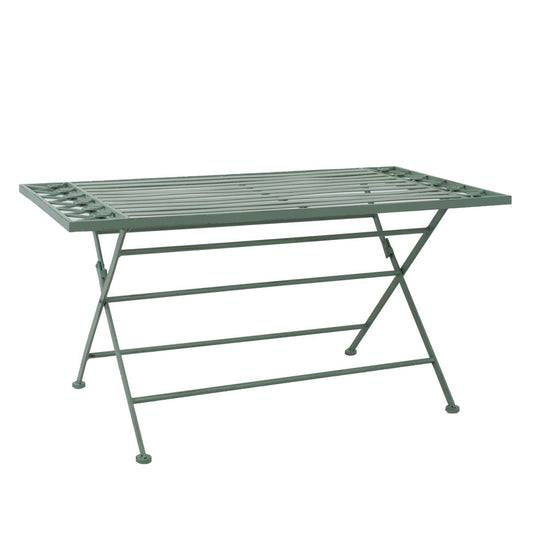 Garden Table East Salisbury | size: Length: 100cm, Width: 50cm, Height: 49cm | color: Green | image: 1 | variant: 1004879