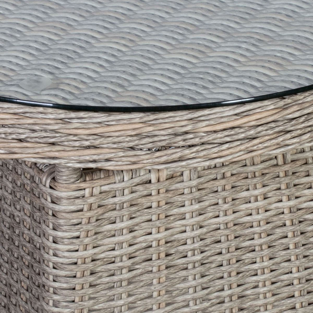 Garden Table East Stirling | size: Length: 60cm, Width: 60cm, Height: 55cm, Diameter: 60cm | color: Gray | image: 2 | variant: 1004886