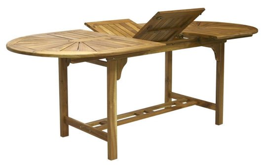 Garden Table East Warwick | size: Length: 195cm, Width: 90cm, Height: 72cm | color: Natural | image: 0 | variant: 1004890