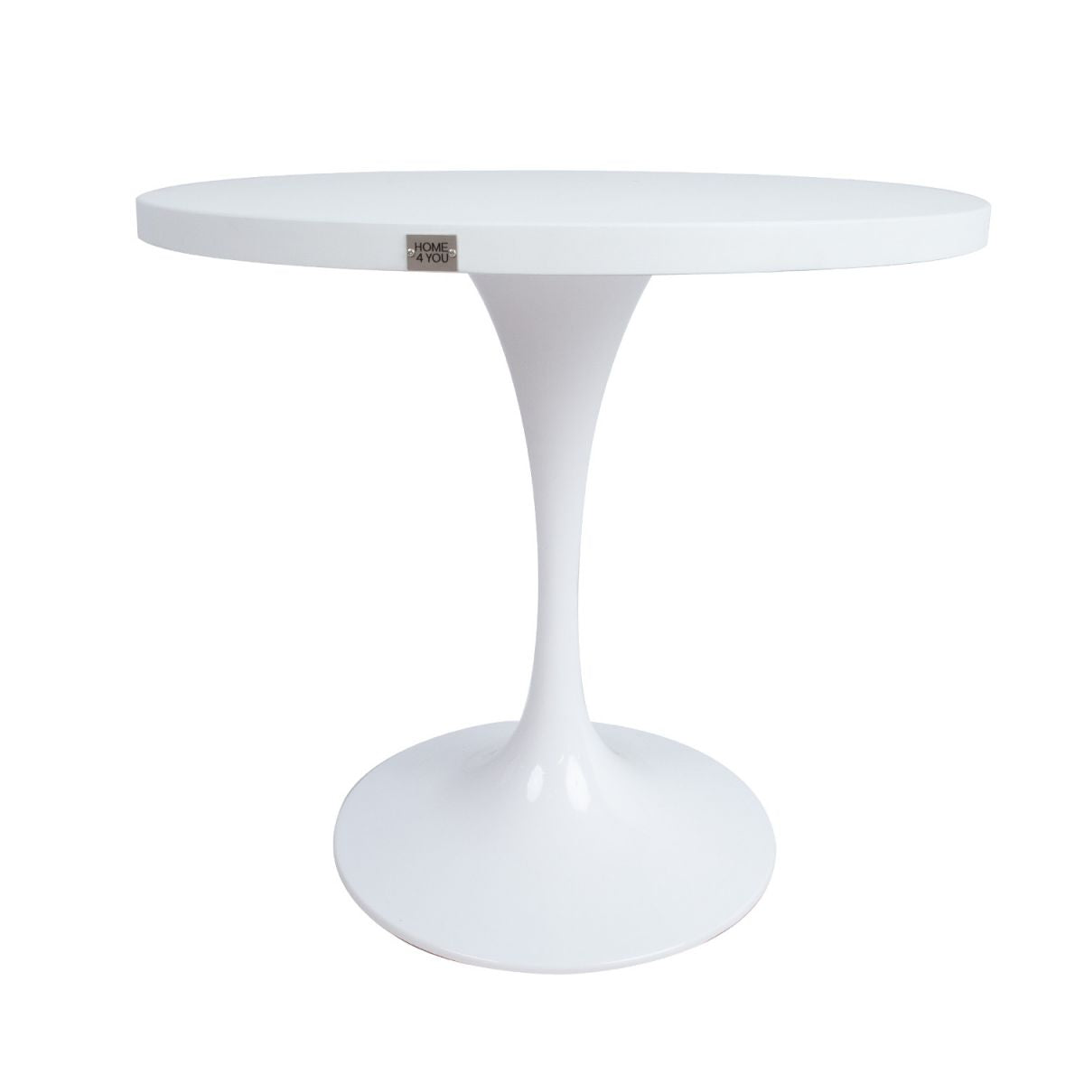 Garden Table East Wells | size: Length: 80cm, Width: 74cm, Height: 74cm, Diameter: 80cm | color: White | image: 1 | variant: 1005359