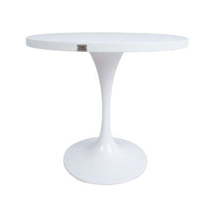 Garden Table East Wells | size: Length: 80cm, Width: 74cm, Height: 74cm, Diameter: 80cm | color: White | image: 1 | variant: 1005359