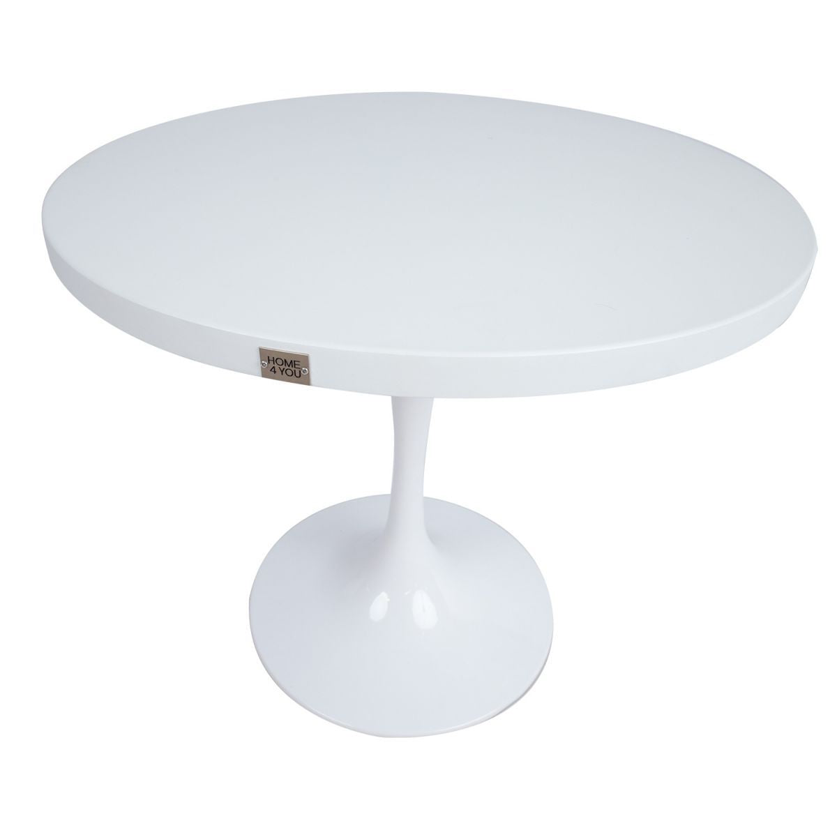 Garden Table East Wells | size: Length: 80cm, Width: 74cm, Height: 74cm, Diameter: 80cm | color: White | image: 2 | variant: 1005359
