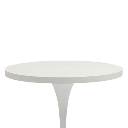 Garden Table East Wells | size: Length: 80cm, Width: 74cm, Height: 74cm, Diameter: 80cm | color: White | image: 3 | variant: 1005359