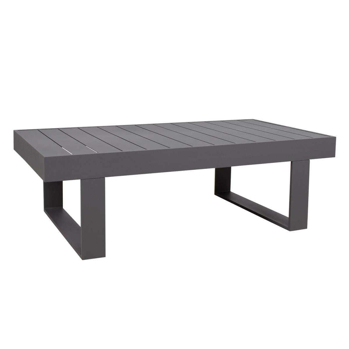 Garden Table Fluffy | size: Length: 133cm, Width: 73.5cm, Height: 42cm | color: Gray | image: 1 | variant: 1011662