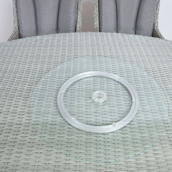 Garden Table Kirkwall | size: Length: 180cm, Width: 120cm, Height: 75cm | color: Gray | image: 5 | variant: 1005770