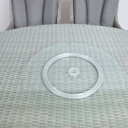 Garden Table Kirkwall | size: Length: 180cm, Width: 120cm, Height: 75cm | color: Gray | image: 5 | variant: 1005770