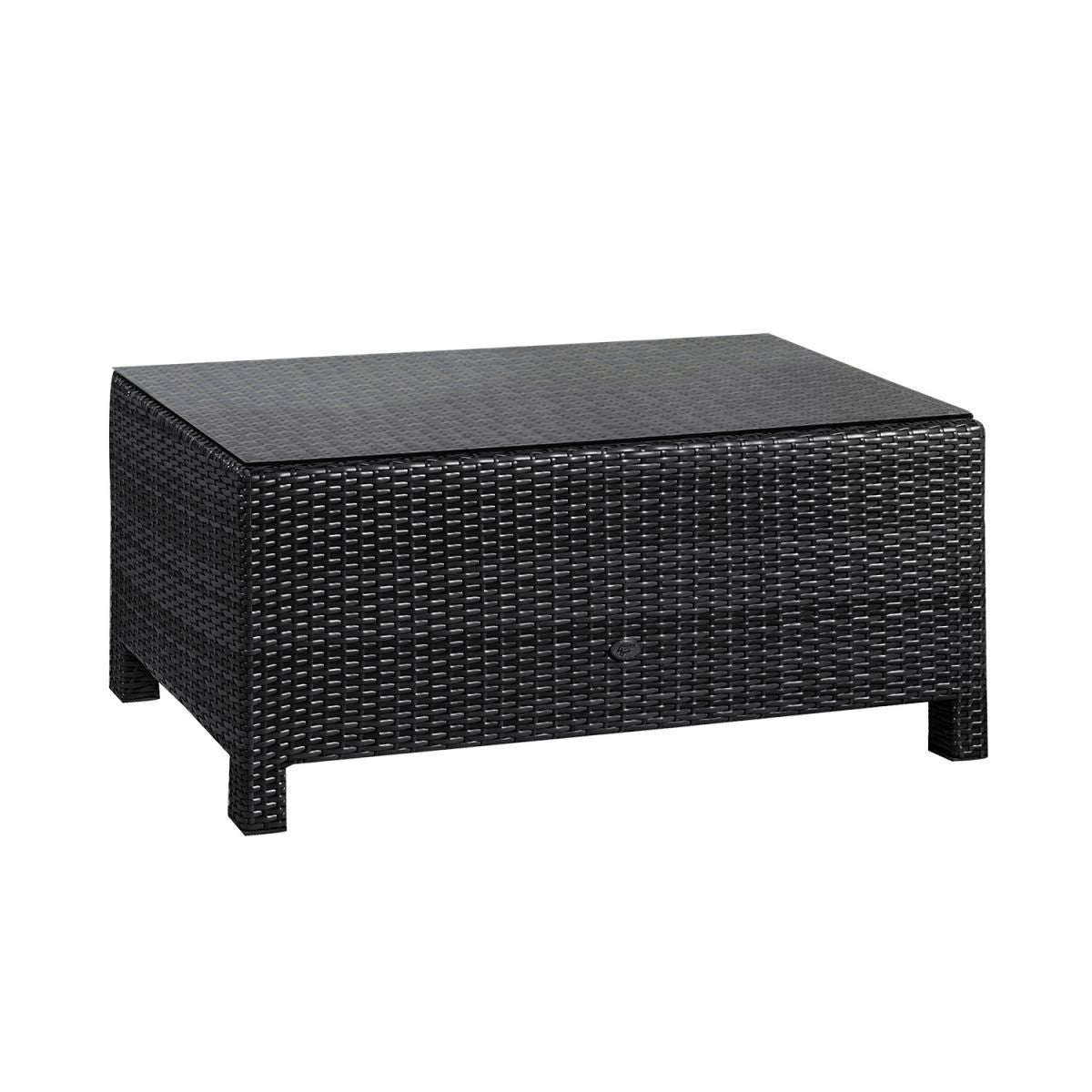 Garden Table Newbury | size: Length: 102cm, Width: 50.5cm, Height: 43.5cm | color: Black | image: 1 | variant: 1005172