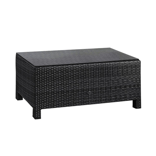 Garden Table Newbury | size: Length: 102cm, Width: 50.5cm, Height: 43.5cm | color: Black | image: 1 | variant: 1005172