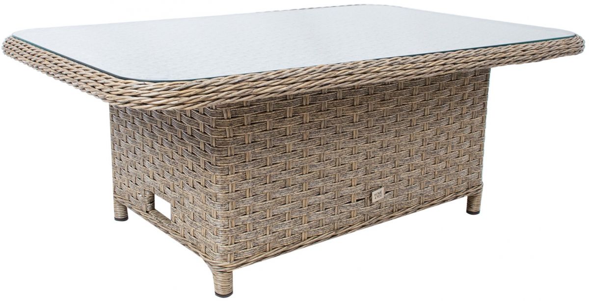 Garden Table Pacific 3 | size: Length: 120cm, Width: 80cm, Height: 65cm | color: Beige | image: 1 | variant: 1012250