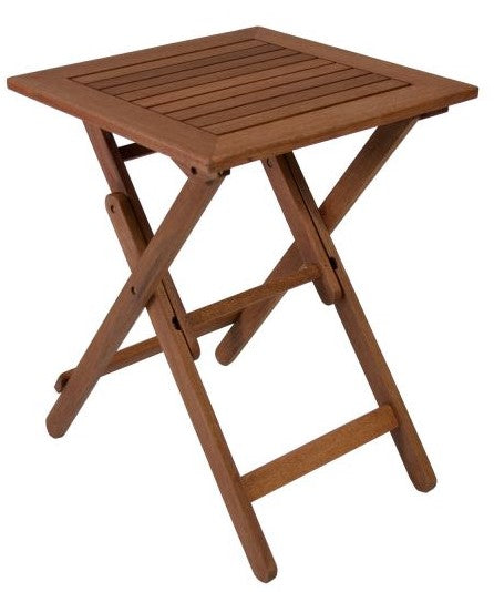 Garden Table Rouen | size: Length: 50cm, Width: 50cm, Height: 68cm | color: Brown | image: 1 | variant: 1012575