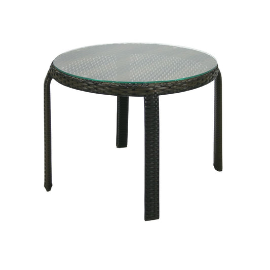Garden Table St Neots | size: Length: 52cm, Width: 52cm, Height: 43cm, Diameter: 52cm | color: Gray | image: 1 | variant: 1004869