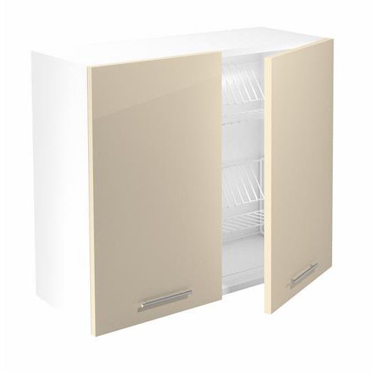Hanging Cabinet Linkoping | size: Width: 80cm, Height: 30cm, Depth: 72cm | color: Beige | image: 1 | variant: 1001887