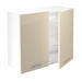 Hanging Cabinet Linkoping | size: Width: 80cm, Height: 30cm, Depth: 72cm | color: Beige | image: 1 | variant: 1001887