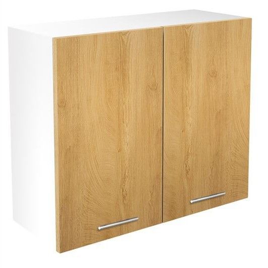 Hanging Cabinet Linkoping | size: Width: 80cm, Height: 30cm, Depth: 72cm | color: Natural | image: 1 | variant: 1001878