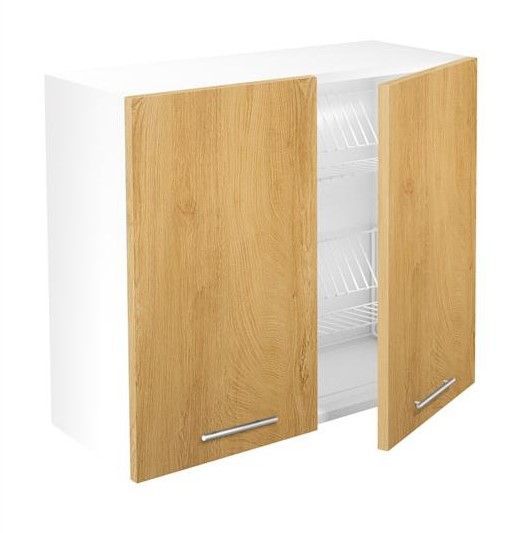 Hanging Cabinet Linkoping | size: Width: 80cm, Height: 30cm, Depth: 72cm | color: Natural | image: 1 | variant: 1001888