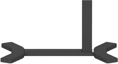 Height Adjustable Desk Bologna | size: Length: 40cm, Width: 70cm, Height: 106cm | color: Black / Black | image: 3 | variant: 1005966