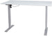 Height Adjustable Desk Bologna | size: Length: 80cm, Width: 160cm, Height: 121cm | color: White / Gray | image: 0 | variant: 1001521