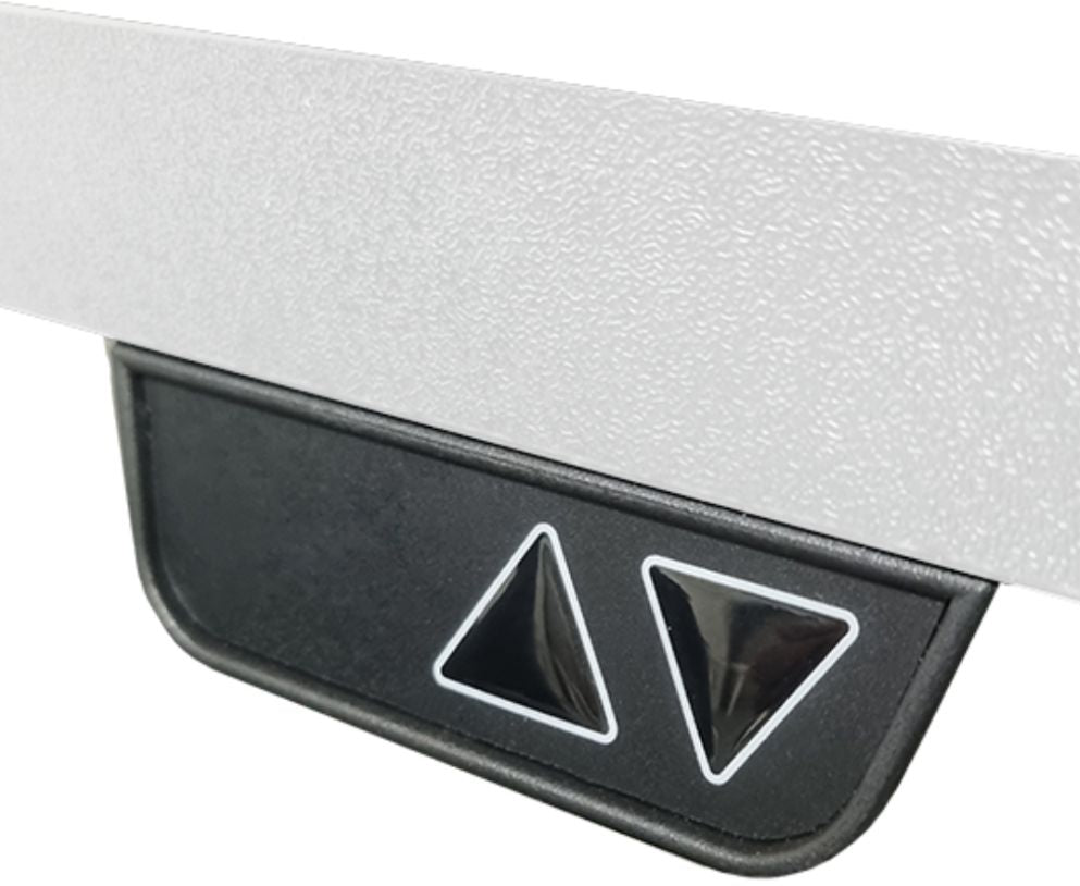 Height Adjustable Desk Brando 1 | size: Length: 70cm, Width: 120cm, Height: 129.1cm | color: Gray / Black | image: 2 | variant: 1006266