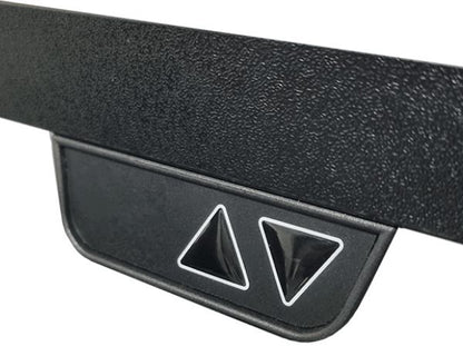 Height Adjustable Desk Brando 2 | size: Length: 70cm, Width: 120cm, Height: 129.1cm | color: Black / Gray | image: 2 | variant: 1006271