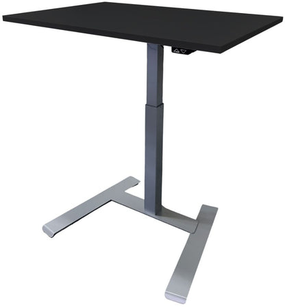 Height Adjustable Desk East Chester | size: Length: 70cm, Width: 100cm, Height: 119cm | color: Black / Gray | image: 1 | variant: 1004742