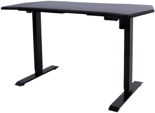 Height Adjustable Desk East Vantaa | size: Length: 70cm, Width: 140cm, Height: 121cm | color: Black / Black | image: 0 | variant: 1005923