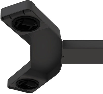 Height Adjustable Desk Ergo 11 | size: Length: 40cm, Width: 70cm, Height: 106cm | color: Black / Black | image: 4 | variant: 1016726