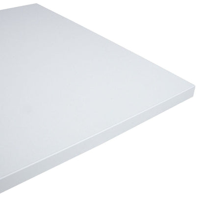 Height Adjustable Desk Ergo 2 1 | size: Length: 80cm, Width: 140cm, Height: 121cm | color: White / Gray | image: 1 | variant: 1006213