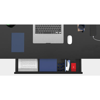 Height Adjustable Desk Ergo 5 | size: Length: 60cm, Width: 120cm, Height: 121cm | color: Black / Black | image: 7 | variant: 1012122