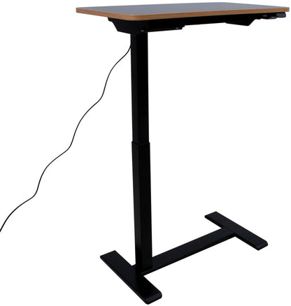 Height Adjustable Desk Ergo 8 | size: Length: 40cm, Width: 70cm, Height: 103cm | color: Black / Black | image: 3 | variant: 1012424