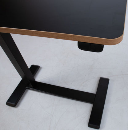 Height Adjustable Desk Ergo 8 | size: Length: 40cm, Width: 70cm, Height: 103cm | color: Black / Black | image: 4 | variant: 1012424