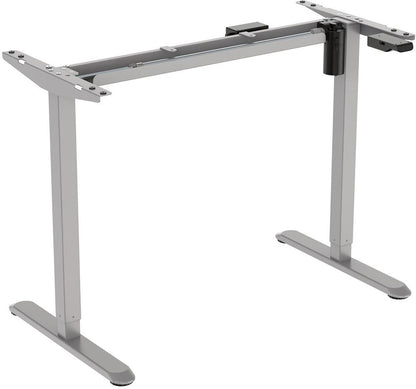 Height Adjustable Desk Florence | size: Length: 60cm, Width: 120cm, Height: 118cm | color: White / Gray | image: 1 | variant: 1001490