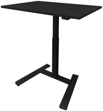 Height Adjustable Desk Solo 1 | size: Length: 70cm, Width: 100cm, Height: 119cm | color: Black / Black | image: 1 | variant: 1006354