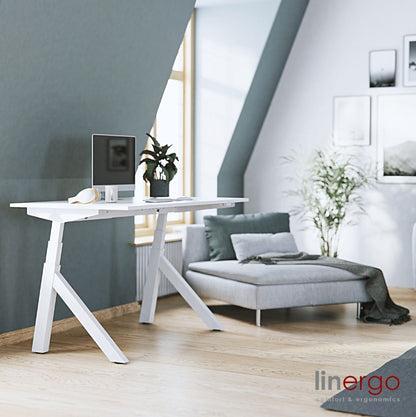 Height Adjustable Table Legs East Ludlow | color: Black | image: 3 | variant: 1004761