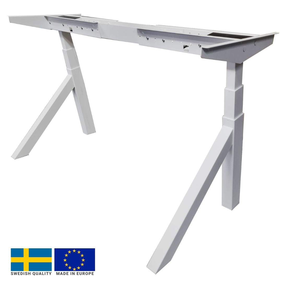 Height Adjustable Table Legs East Ludlow | color: White | image: 1 | variant: 1004760