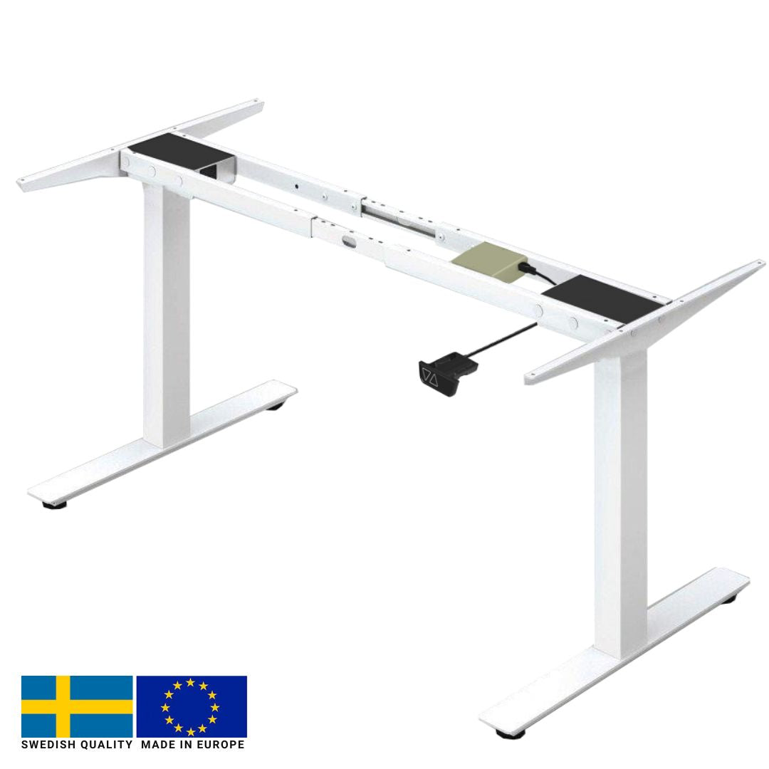 Height Adjustable Table Legs Leatherhead | color: White | image: 1 | variant: 1004757