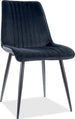 Kitchen Chair Abu Dhabi | size: Width: 47cm, Height: 88cm, Depth: 42cm | color: Black | image: 1 | variant: 1003640