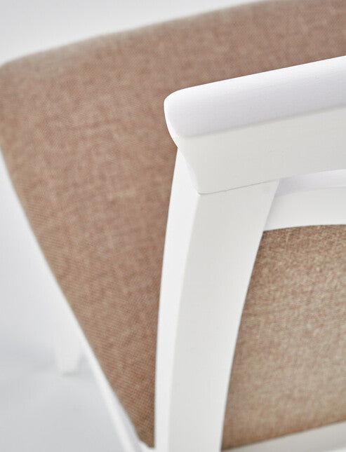 Kitchen Chair Akureyri | size: Width: 44cm, Height: 96cm, Depth: 53cm | color: White/Beige | image: 6 | variant: 1002091
