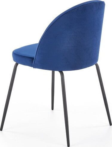 Kitchen Chair Alytus | size: Width: 49cm, Height: 80cm, Depth: 50cm | color: Blue | image: 3 | variant: 1002233