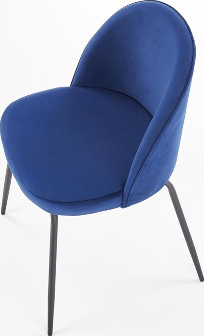 Kitchen Chair Alytus | size: Width: 49cm, Height: 80cm, Depth: 50cm | color: Blue | image: 6 | variant: 1002233
