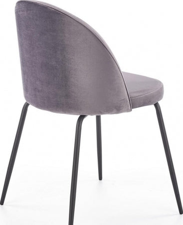 Kitchen Chair Alytus | size: Width: 49cm, Height: 80cm, Depth: 50cm | color: Gray | image: 3 | variant: 1002235