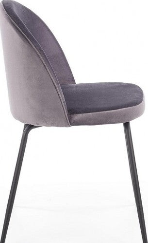 Kitchen Chair Alytus | size: Width: 49cm, Height: 80cm, Depth: 50cm | color: Gray | image: 4 | variant: 1002235
