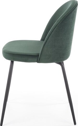 Kitchen Chair Alytus | size: Width: 49cm, Height: 80cm, Depth: 50cm | color: Green | image: 2 | variant: 1002234