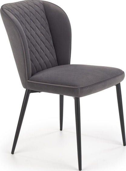 Kitchen Chair Amsterdam | size: Width: 50cm, Height: 84cm, Depth: 60cm | color: Gray | image: 1 | variant: 1002309
