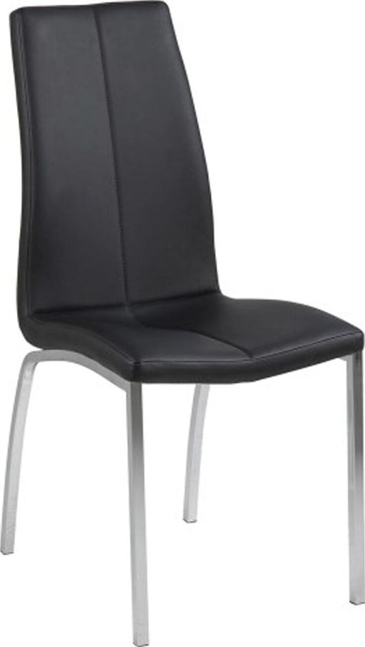 Kitchen Chair Asama | size: Width: 43.5cm, Height: 95cm, Depth: 57cm | color: Black | image: 1 | variant: 1012832