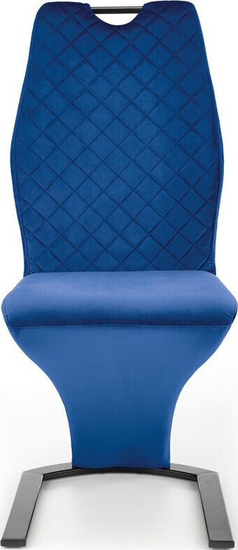 Kitchen Chair Ashgabat | size: Width: 46cm, Height: 102cm, Depth: 61cm | color: Blue | image: 4 | variant: 1002383