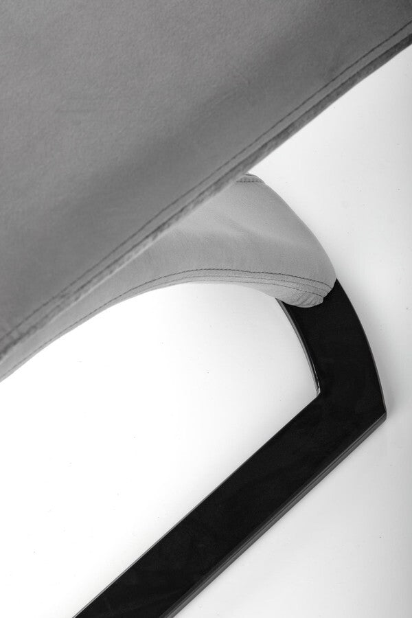 Kitchen Chair Ashgabat | size: Width: 46cm, Height: 102cm, Depth: 61cm | color: Gray | image: 2 | variant: 1002381
